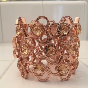 Giles and Brother Rose Gold Hex Bracelet